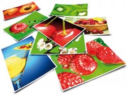 Carte A6 (100 × 150 mm) 350 g mat 1 face + pelliculage mat 1 face + vernis sélectif 1 face