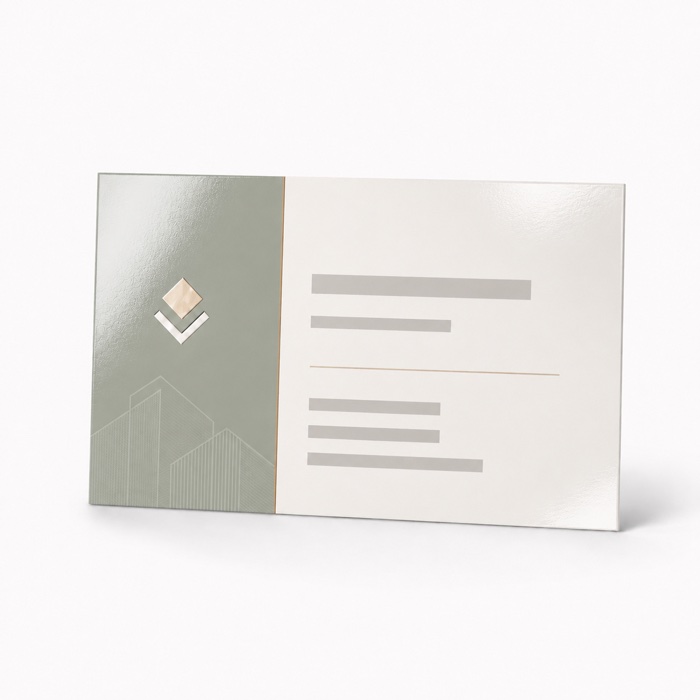 Carte de visite 1 face 85 × 55 mm 350 g mat + pelliculage brillant 1 face