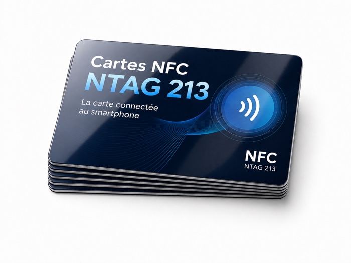 Carte PVC à puce NFC NTAG 213